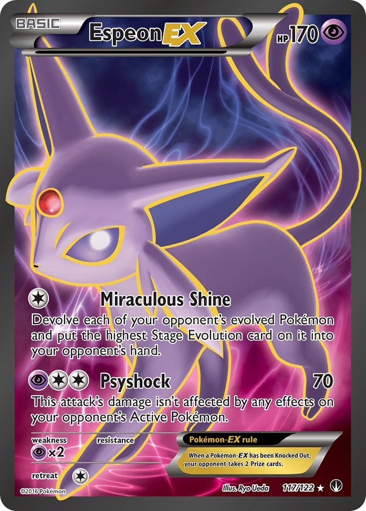 Image for Espeon EX (Full Art) (117/122) (XY - BREAKpoint) (BKP) - Pokemon