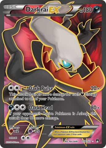 Darkrai EX (Full Art) (118/122) (XY - BREAKpoint) Pokemon