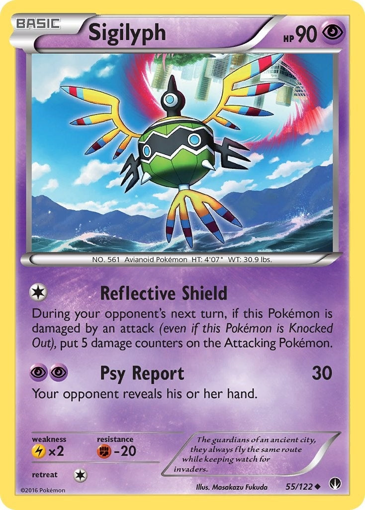 Image for Sigilyph (55/122) (XY - BREAKpoint) (BKP) - Pokemon