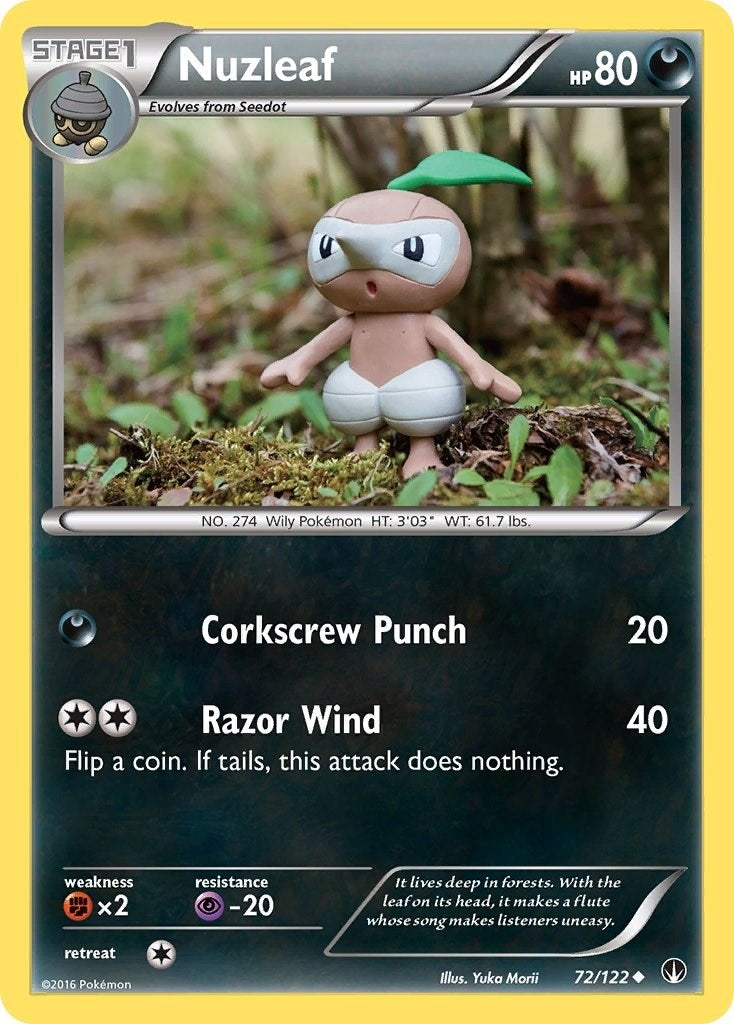 Nuzleaf (72/122) (XY - BREAKpoint) Pokemon