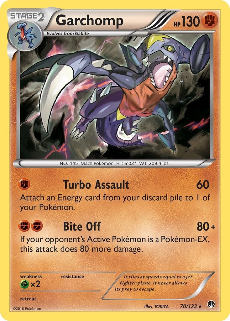 Garchomp (70/122) (XY - BREAKpoint) Pokemon