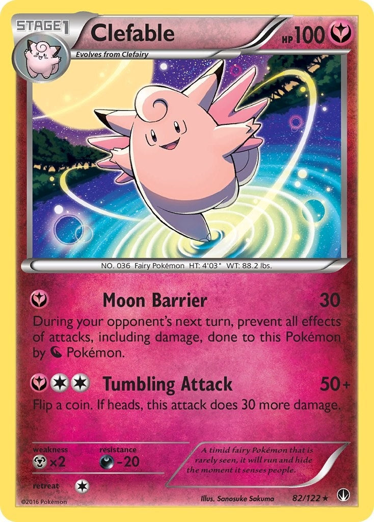 Clefable (82/122) (XY - BREAKpoint) Pokemon