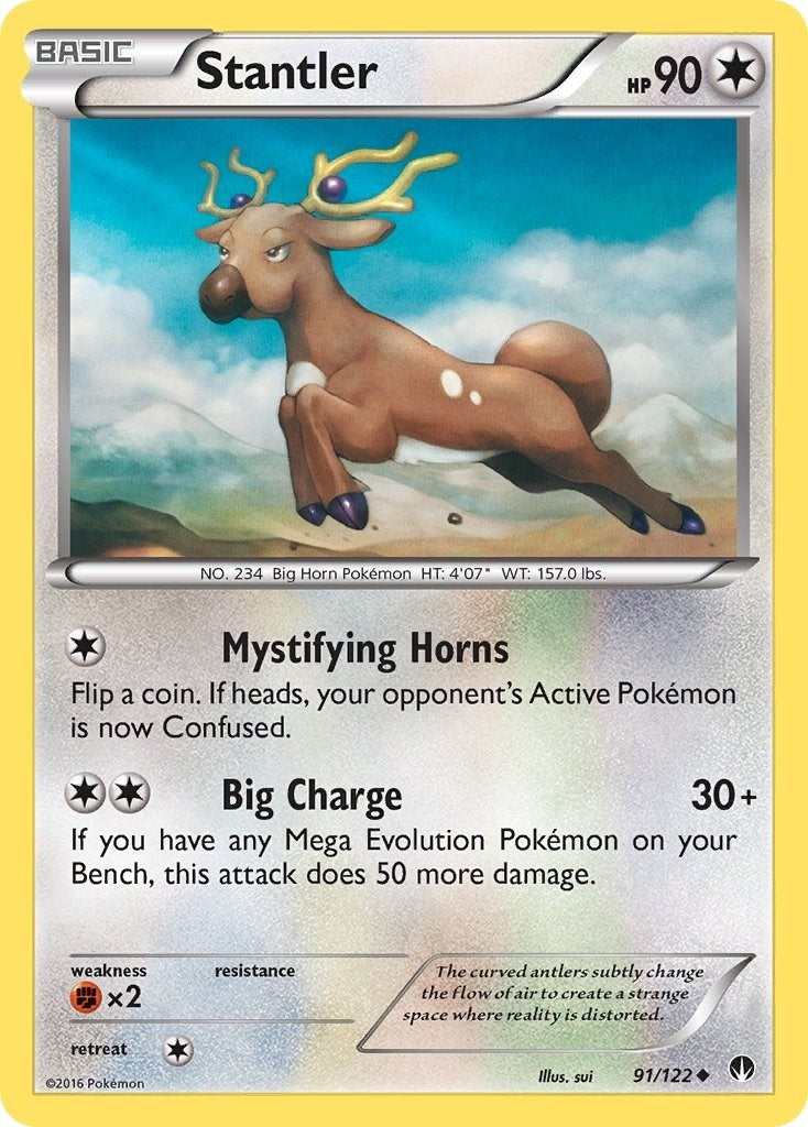 Stantler (91/122) (XY - BREAKpoint) Pokemon