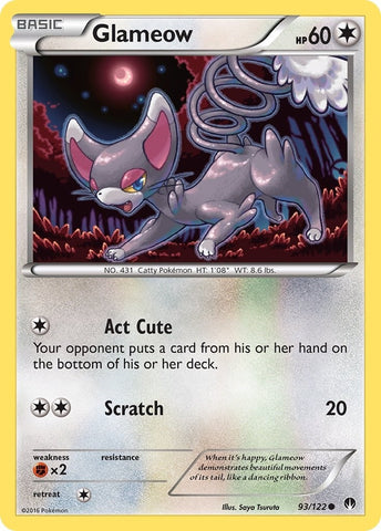 Image for Glameow (93/122) (XY - BREAKpoint) (BKP) - Pokemon