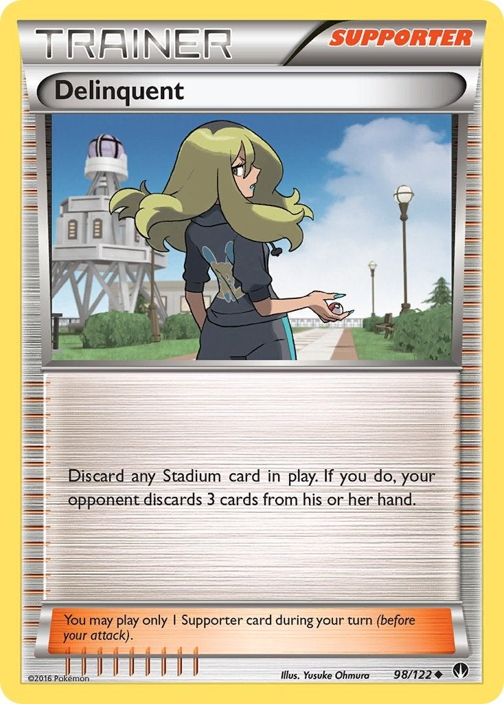 Delinquent (98/122) (XY - BREAKpoint) Pokemon
