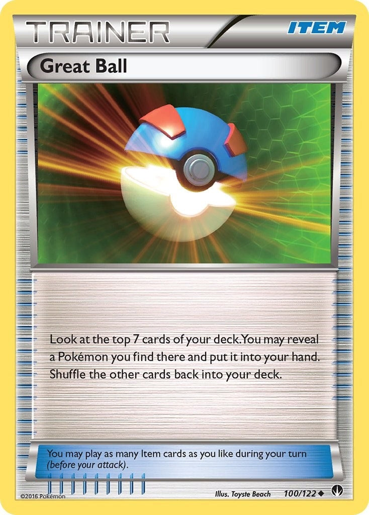 Great Ball (100/122) (XY - BREAKpoint) Pokemon