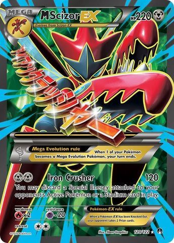 M Scizor EX (Full Art) (120/122) (XY - BREAKpoint) (BKP) Pokemon