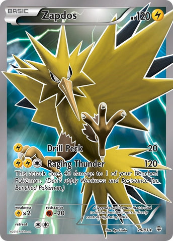 Zapdos (29/83) (Generations) (GEN) Pokemon
