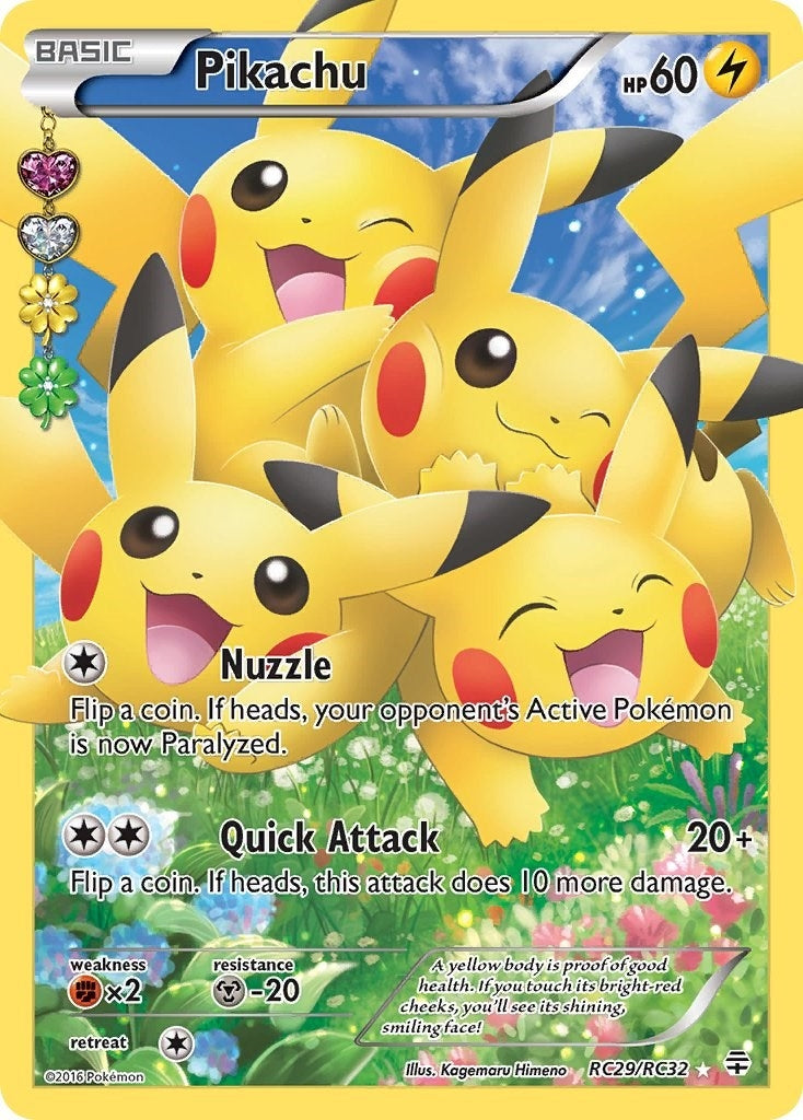 Pikachu (Full Art) (RC29/RC32) (Generations: Radiant Collection) Pokemon
