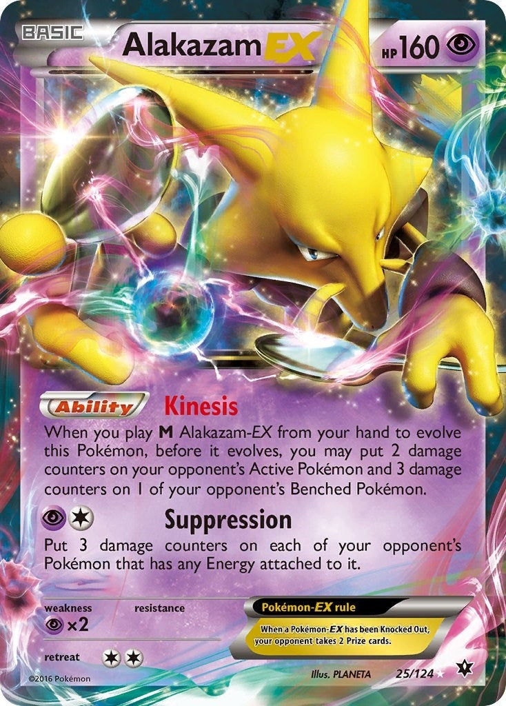 Image for Alakazam EX (25/124) (XY - Fates Collide) (FCO) - Pokemon