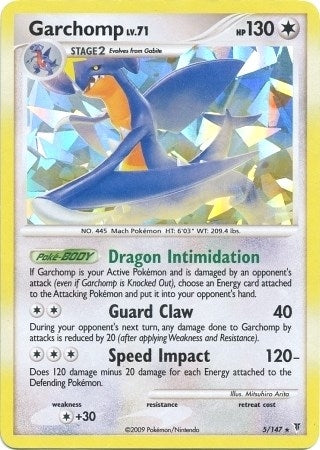 Image for Garchomp - 5/147 (Cracked Ice Holo) (005/147) - Pokemon