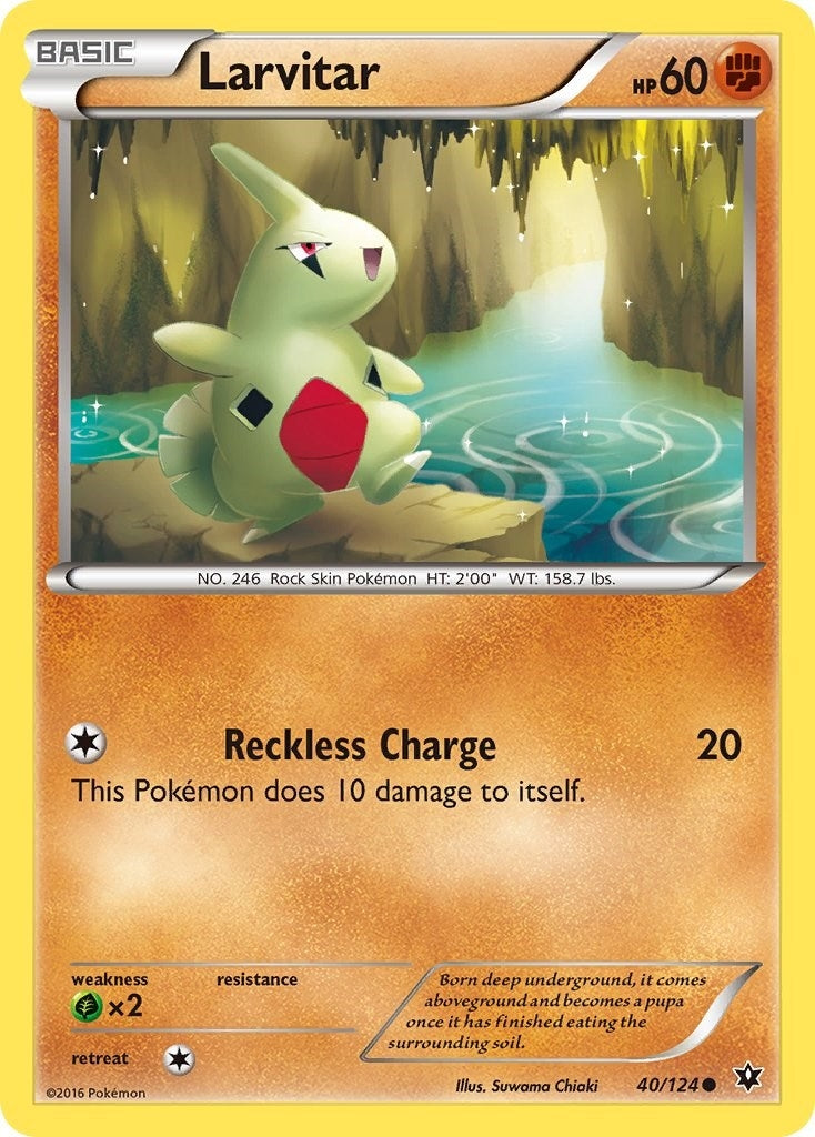 Image for Larvitar (40) (40/124) (XY - Fates Collide) (FCO) - Pokemon