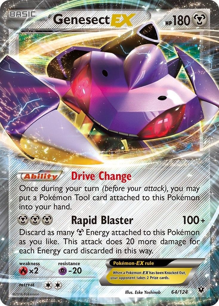 Genesect EX (64/124) (XY - Fates Collide) Pokemon
