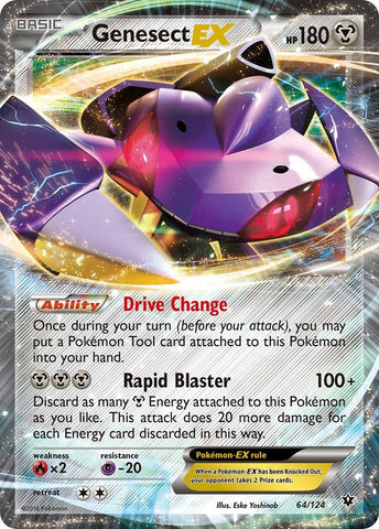Genesect EX (64/124) (XY - Fates Collide) Pokemon