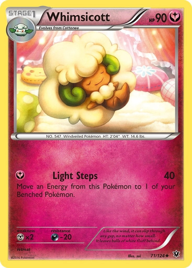 Image for Whimsicott (71/124) (XY - Fates Collide) (FCO) - Pokemon