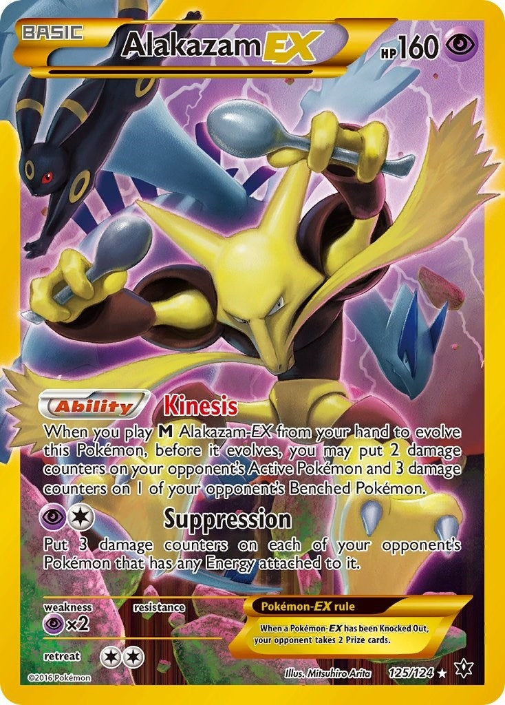 Alakazam EX (Secret) (125/124) (XY - Fates Collide) (FCO) Pokemon
