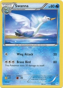 Image for Swanna (18) (18/30) (XY Trainer Kit: Pikachu Libre & Suicune) (PR) - Pokemon