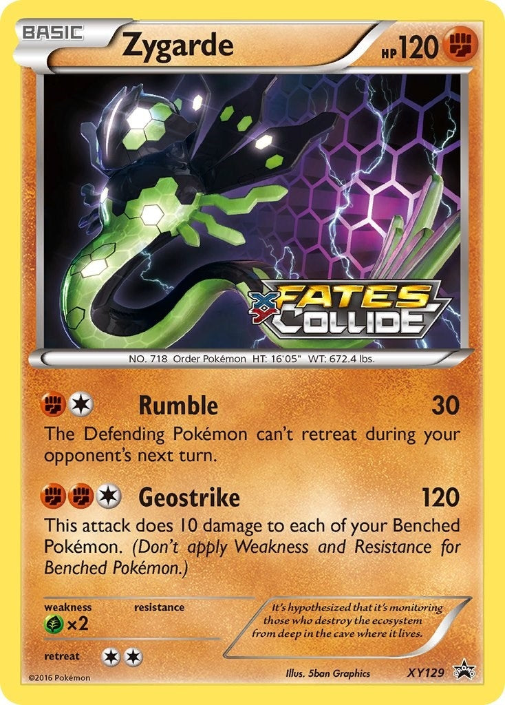 Image for Zygarde (Prerelease) (XY129) (XY Promos) (PR) - Pokemon