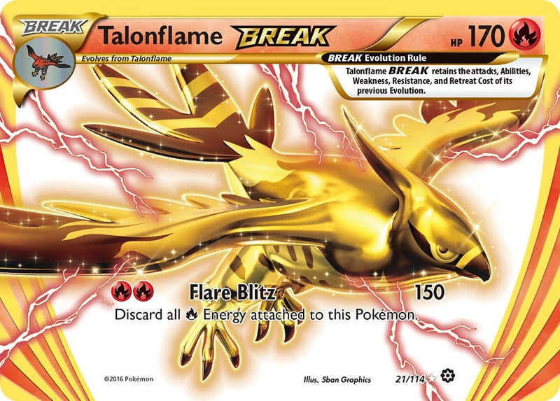 Talonflame BREAK (21/114) (XY - Steam Siege) (STS) Pokemon