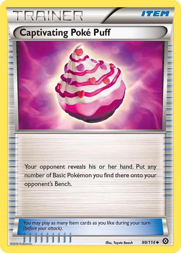 Image for Captivating Poke Puff (99/114) (XY - Steam Siege) (STS) - Pokemon