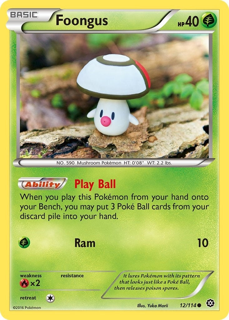 Foongus (12/114) (XY - Steam Siege) Pokemon