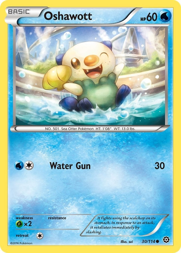 Oshawott (30/114) (XY - Steam Siege) Pokemon