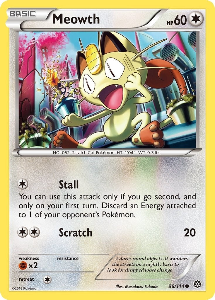 Image for Meowth (88/114) (XY - Steam Siege) (STS) - Pokemon