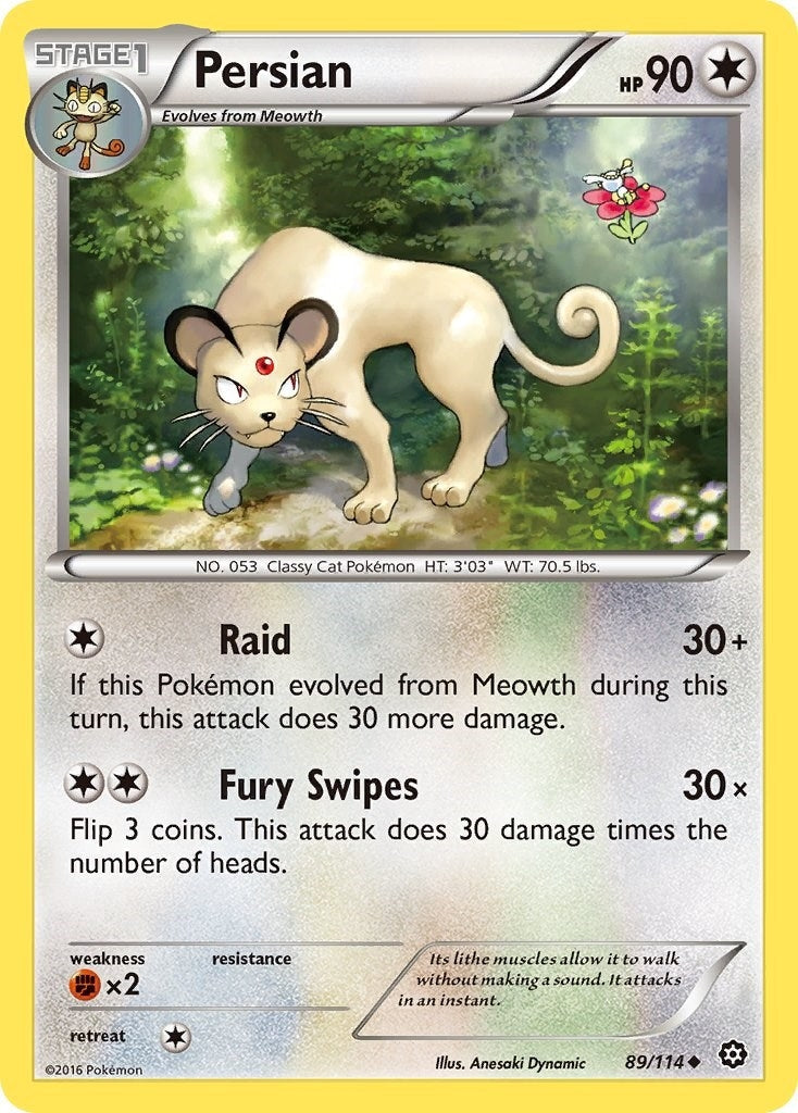 Persian (89/114) (XY - Steam Siege) Pokemon