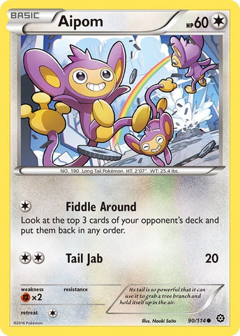 Image for Aipom (90/114) (XY - Steam Siege) (STS) - Pokemon
