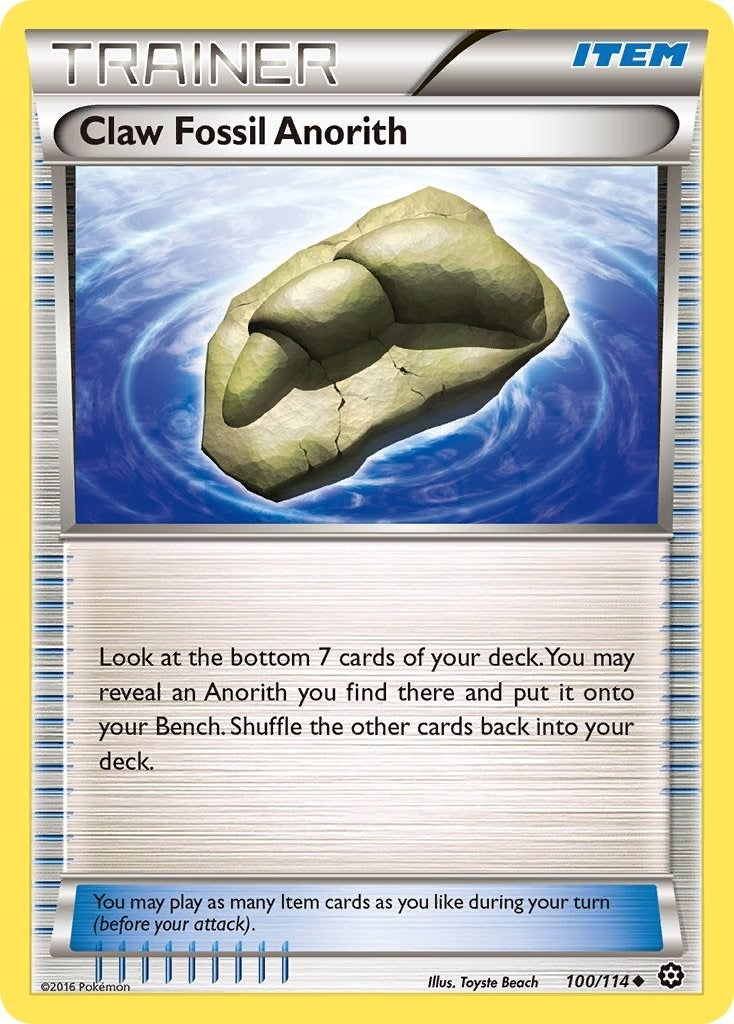 Claw Fossil Anorith (100/114) (XY - Steam Siege) Pokemon