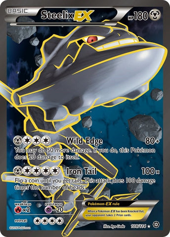 Steelix EX (Full Art) (108/114) (XY - Steam Siege) Pokemon