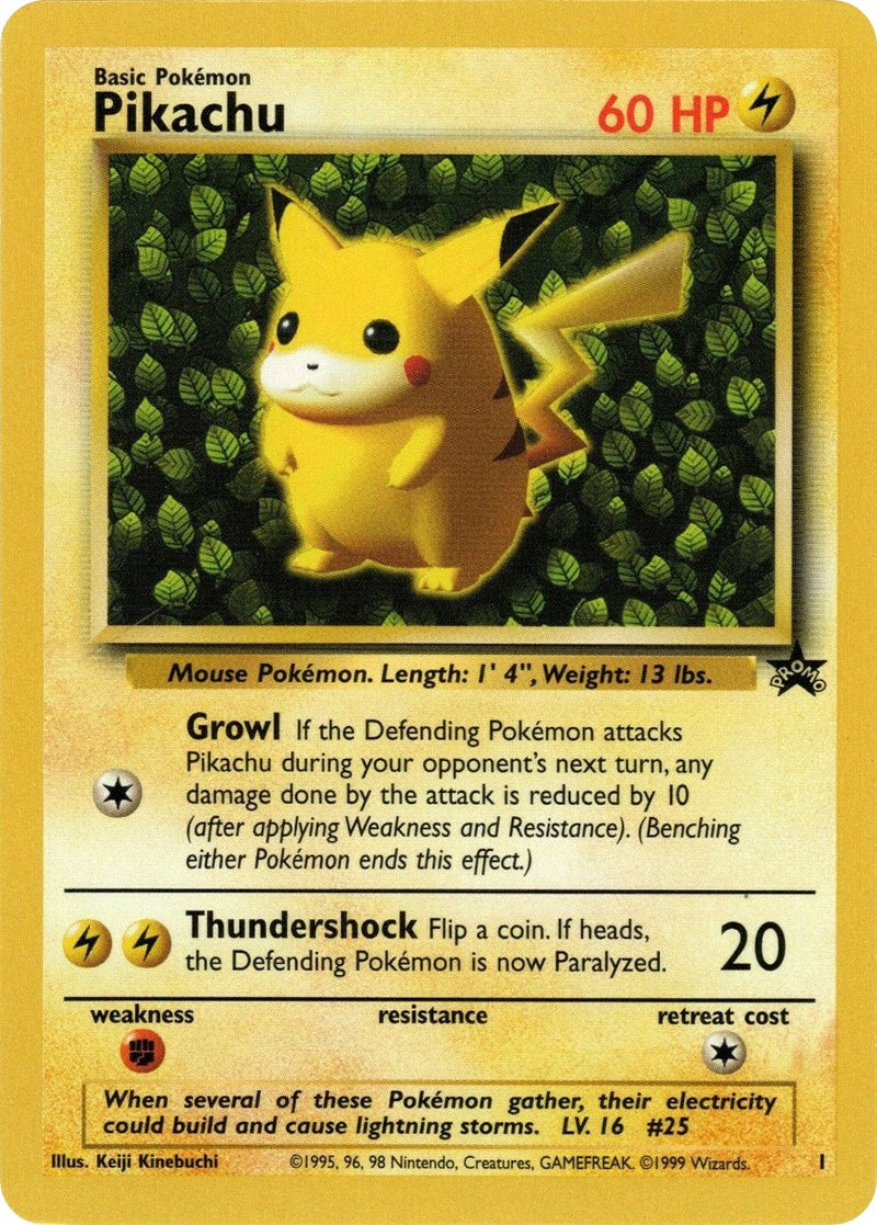Pikachu (1) (01/53) (WoTC Promo) Pokemon