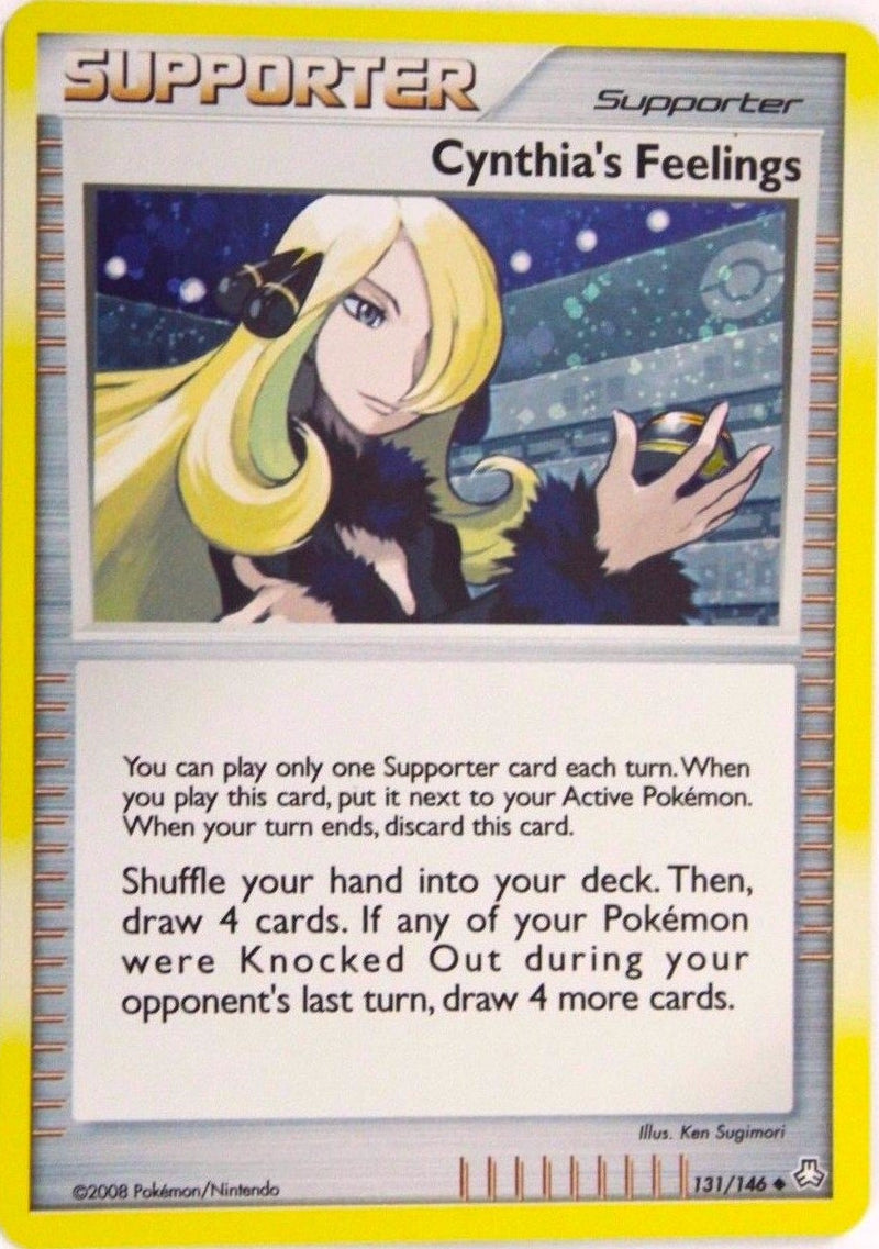 Image for Cynthia's Feelings - 131/146 (Cosmos Holofoil) (131/146) (Miscellaneous Cards & Products) (MCAP) - Pokemon