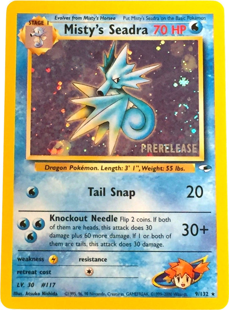 Misty's Seadra (Prerelease) (009/132) (WoTC Promo) Pokemon
