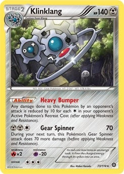 Image for Klinklang - 73/114 (XY Steam Siege) (073/114) - Pokemon