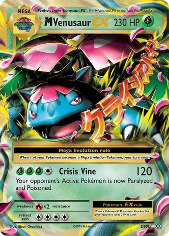 M Venusaur EX (2/108) (XY - Evolutions) (EVO) Pokemon