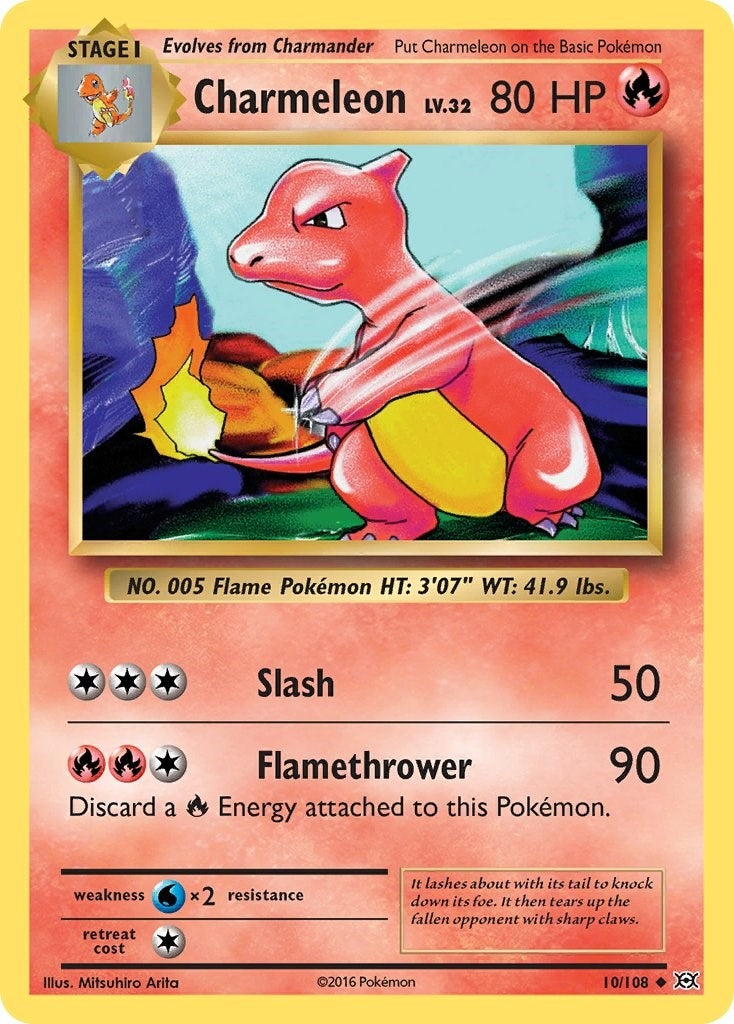 Charmeleon (10/108) (XY - Evolutions) Pokemon
