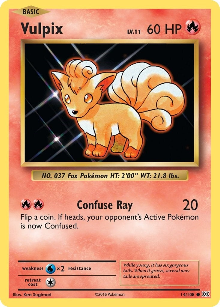 Vulpix (14/108) (XY - Evolutions) Pokemon