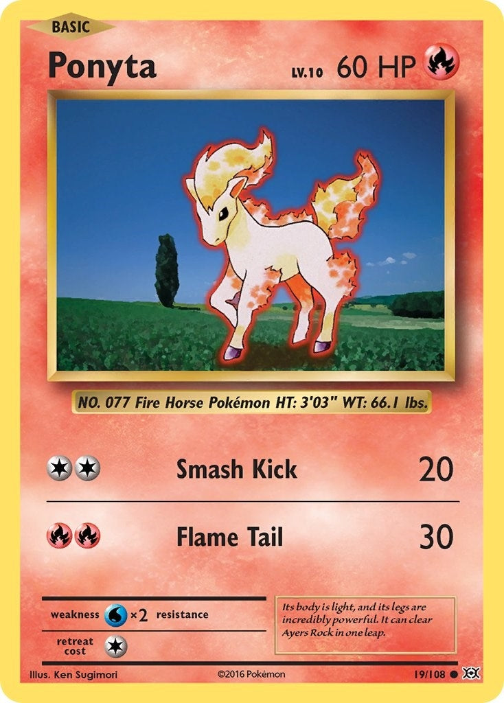 Ponyta (19/108) (XY - Evolutions) Pokemon