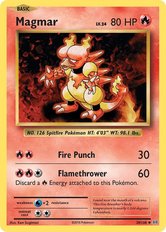 Image for Magmar (20/108) (XY - Evolutions) - Pokemon