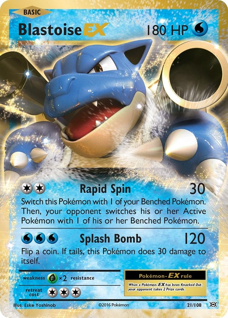 Image for Blastoise EX (21/108) (XY - Evolutions) (EVO) - Pokemon