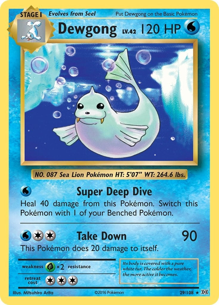 Image for Dewgong (29/108) (XY - Evolutions) (EVO) - Pokemon