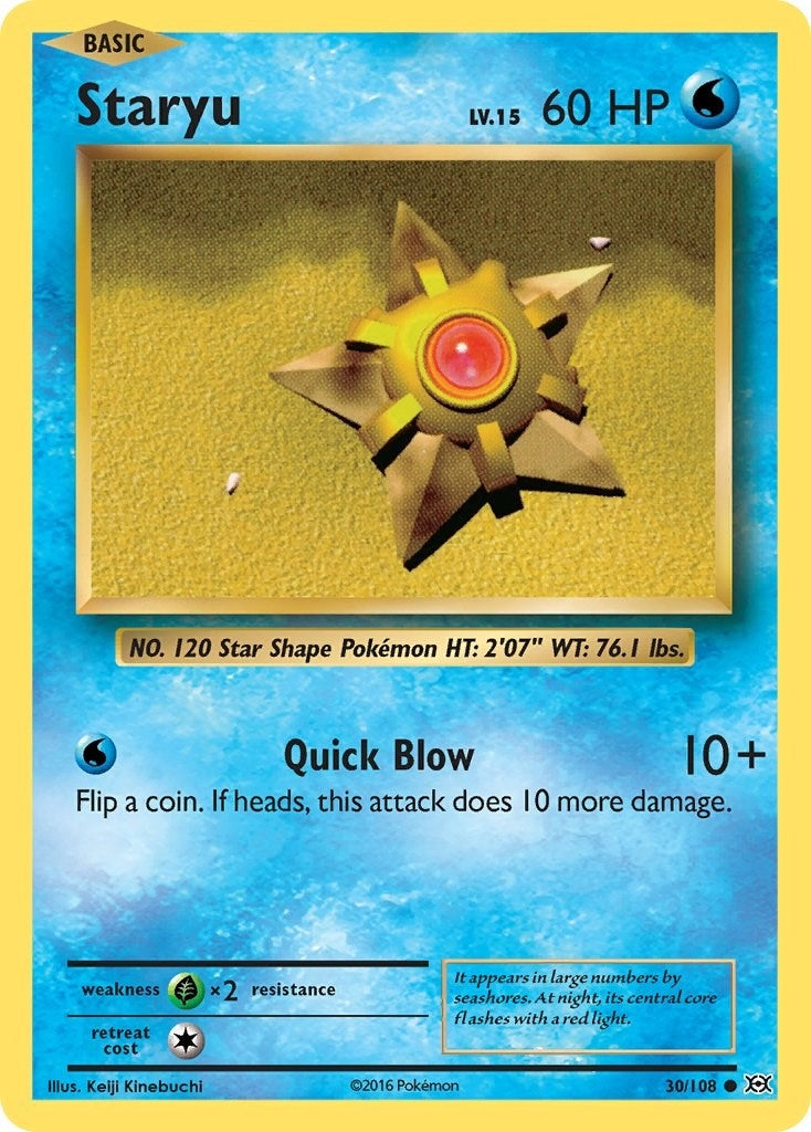 Staryu (30/108) (XY - Evolutions) Pokemon