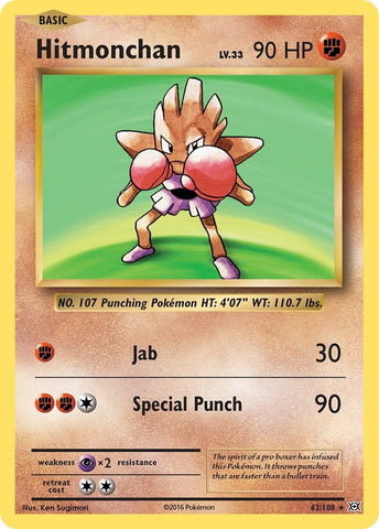 Hitmonchan (62/108) (XY - Evolutions) Pokemon
