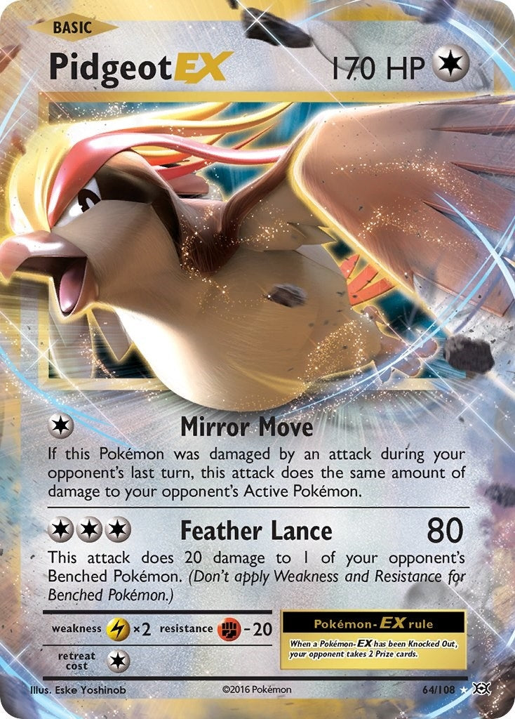 Image for Pidgeot EX (64/108) (XY - Evolutions) (EVO) - Pokemon