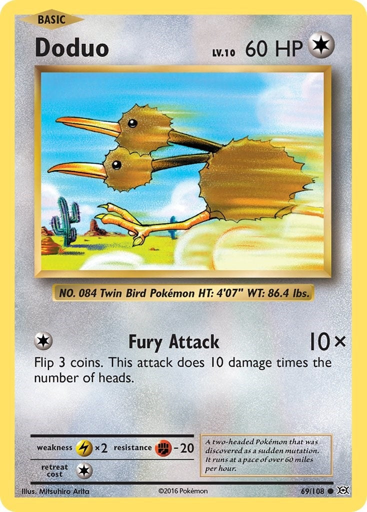 Doduo (69/108) (XY - Evolutions) Pokemon