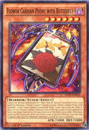 Flower Cardian Peony with Butterfly (INOV-EN014) (Invasion: Vengeance) YuGiOh