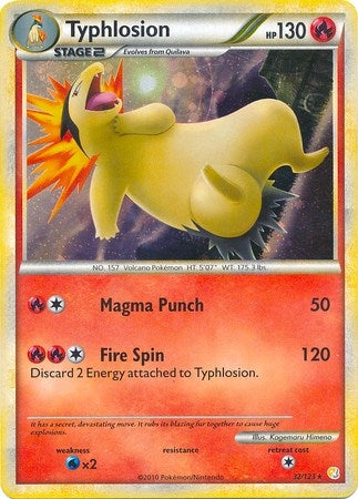 Image for Typhlosion - 32/123 (Cosmos Holo) (032/123) - Pokemon