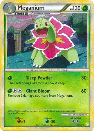 Image for Meganium - 26/123 (Cosmos Holo) (026/123) - Pokemon