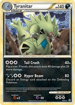 Image for Tyranitar - 26/95 (HGSS Unleashed) (026/095) - Pokemon